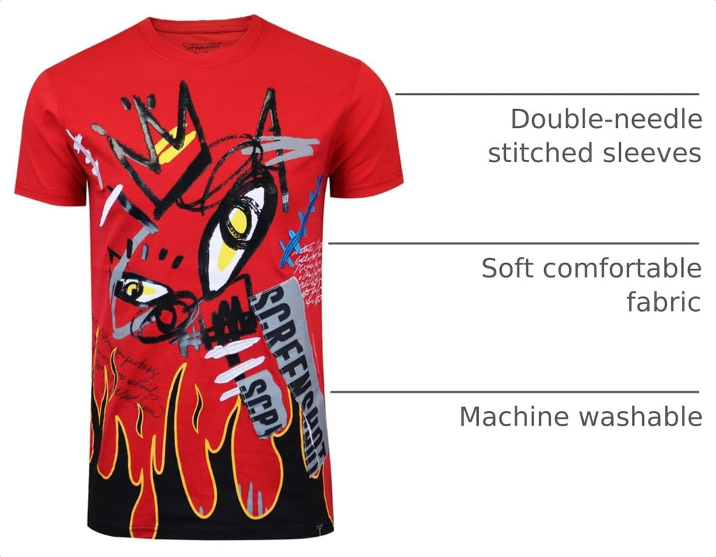 -1202-SS-2 Mens Hipster Hip-Hop Premium Urban Streetwear Latest Animation Fashion T-Shirts