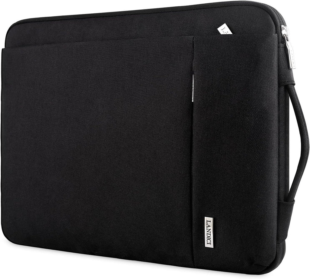 11.6 Inch Protective Laptop Sleeve for Surface Pro, Black | Slim, Shockproof and Waterproof Case for Surface Pro 7-9, Laptop Go 2-3, Macbook Air 11 and 11-12 Inch Chromebooks