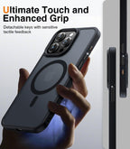 For Iphone 17 16 15 14 13 12 Pro Max Air Frost Case Mag Safe Shockproof Cover