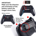 2-Pack Rechargeable Batteries Compatible with Xbox Series X, Series S, and Xbox One - Comes with 2 2800Mah Batteries and Charging Station - Smart LED Indicator