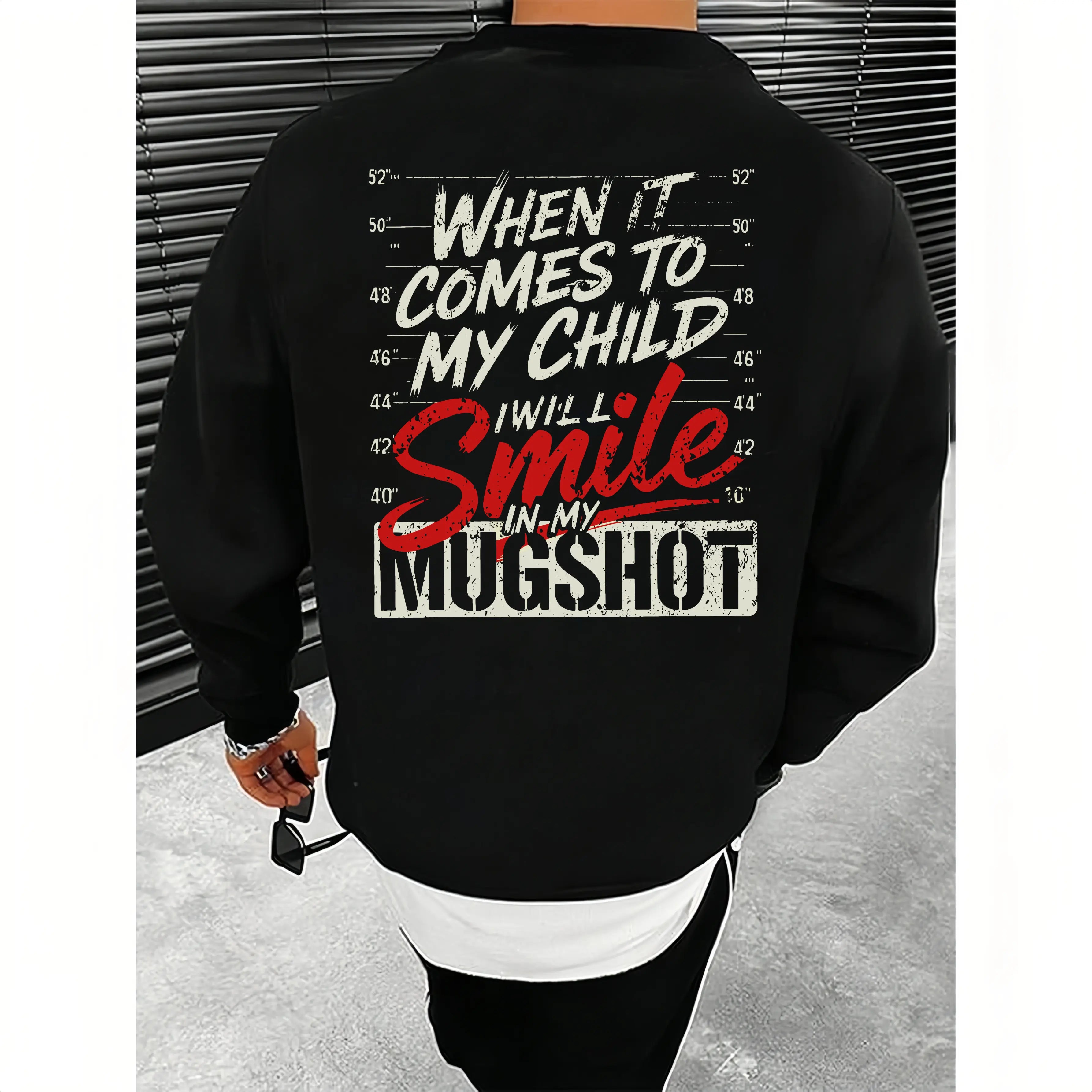 Dad Gift T-Shirt, "When It Comes to My Child" Protective Parent Bold Graphic Tee