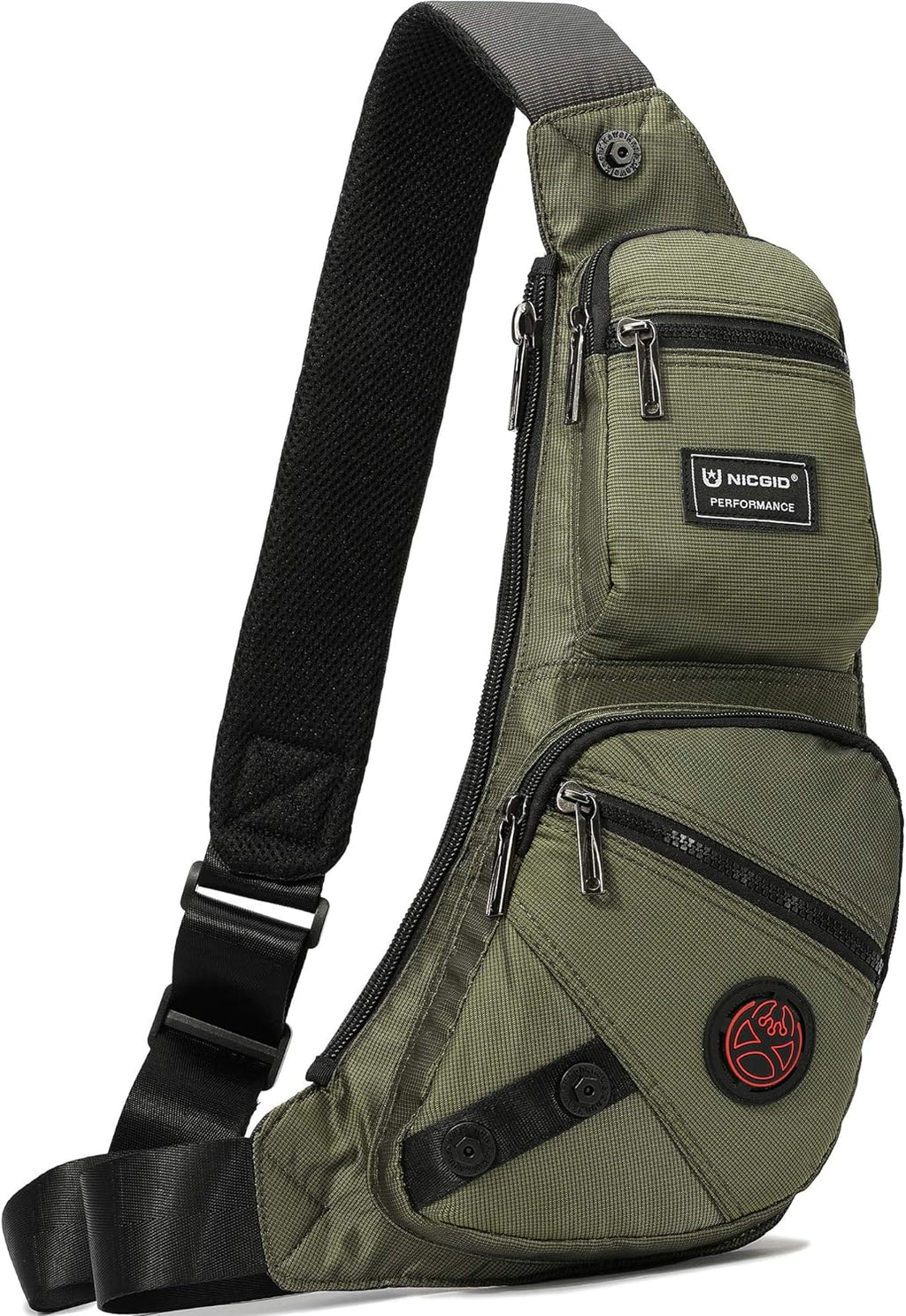 Sling Bag Chest Shoulder Backpack Crossbody Daypack for Men Women | Travel Outdoor Hiking Concealed Carry Fishing Fanny Tool Small Casual